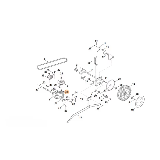 Stihl  Sprężyna 6378 641 3102